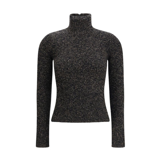 Max Mara Geripptes Langarm-T-Shirt