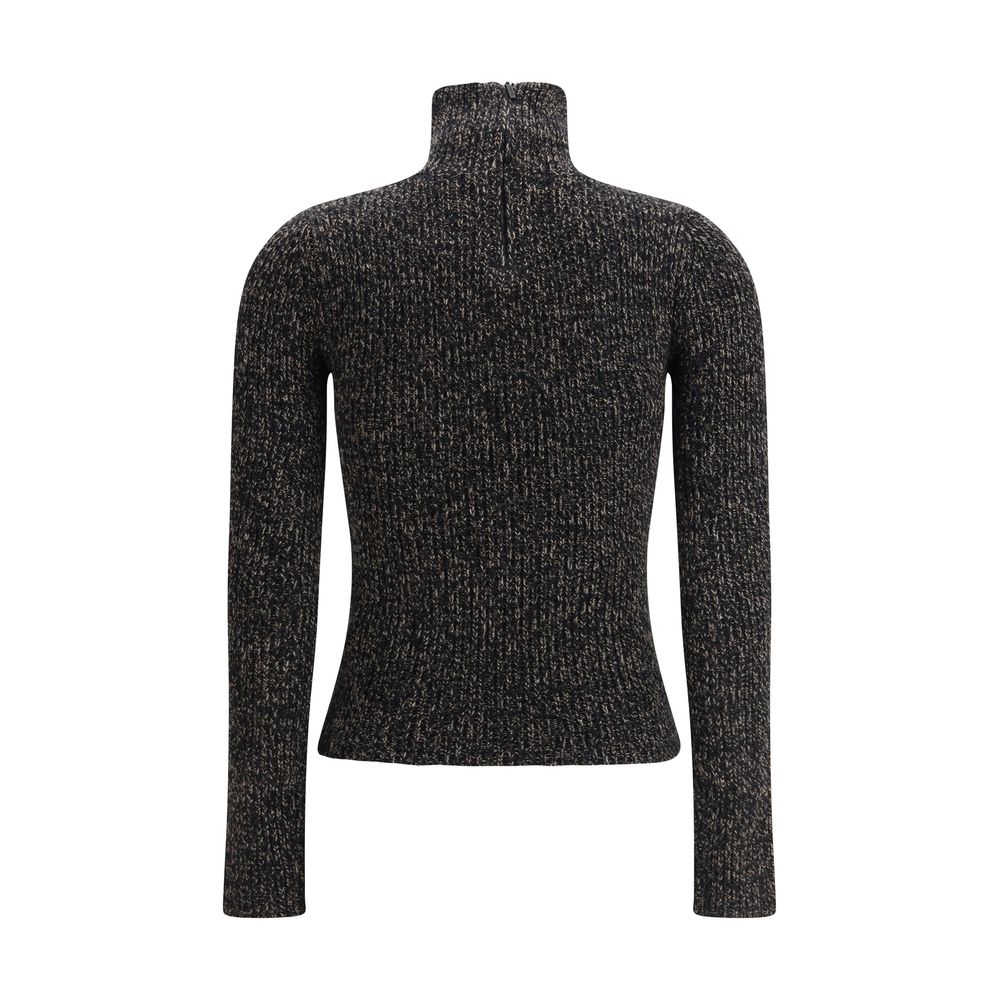 Max Mara Geripptes Langarm-T-Shirt