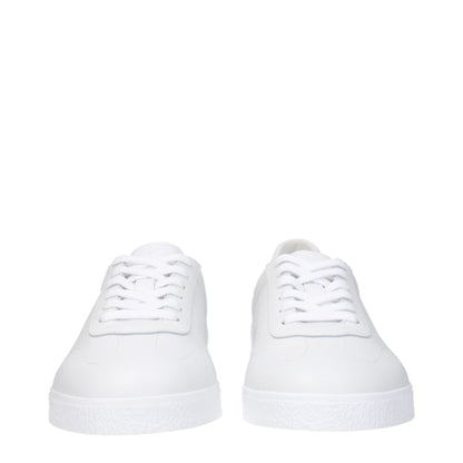 Givenchy White Leather Low Top Sneakers