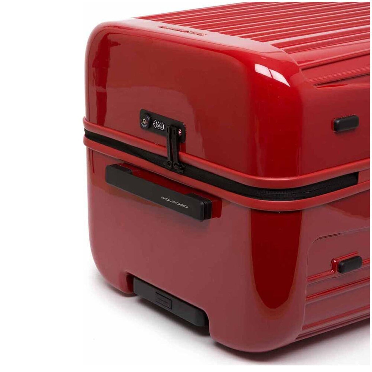 Piquadro Rotes Polycarbonat-Gepäck und Reise