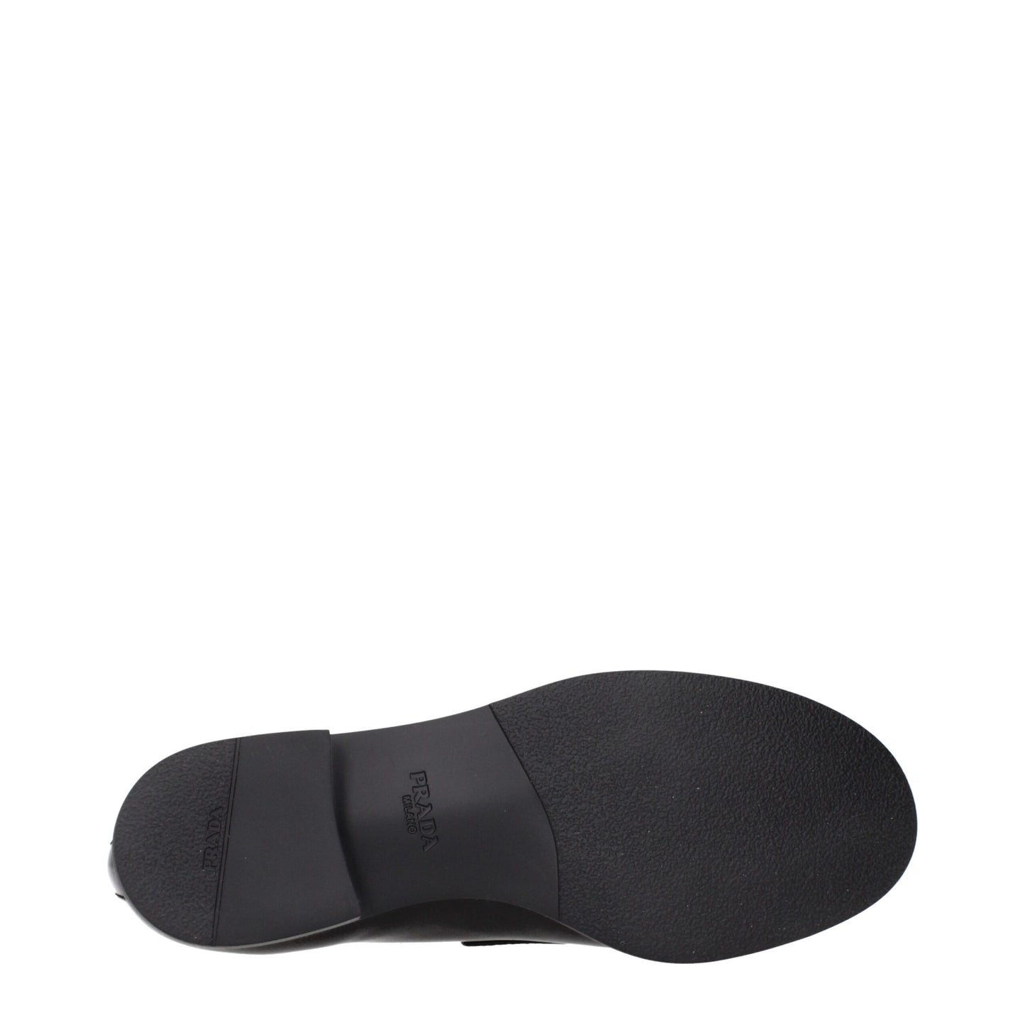 Prada – Slipper aus schwarzem Leder