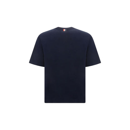 Thom Browne Blue Cotton T-Shirt