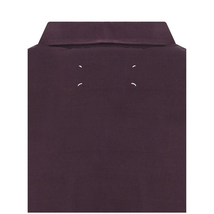 Margiela Purple Viscose Polo Shirt