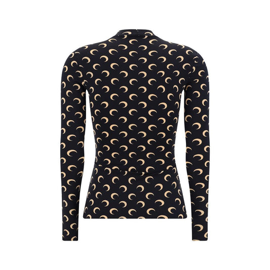 Marine Serre Moon Langarm-Top