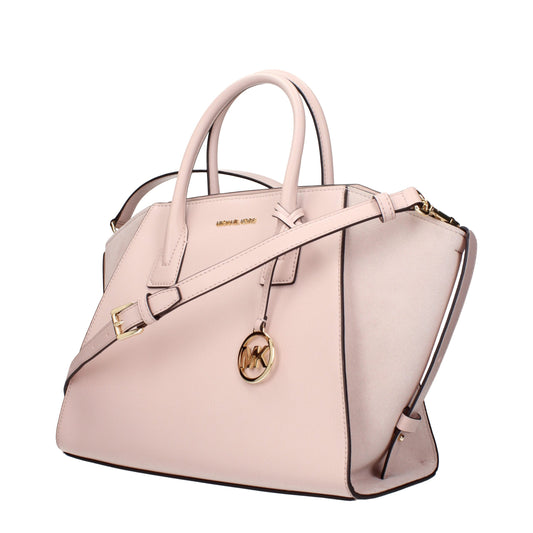 Michael Kors Rosa Lederhandtaschen