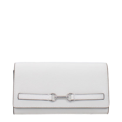 Michael Kors – Clutch aus weißem Leder
