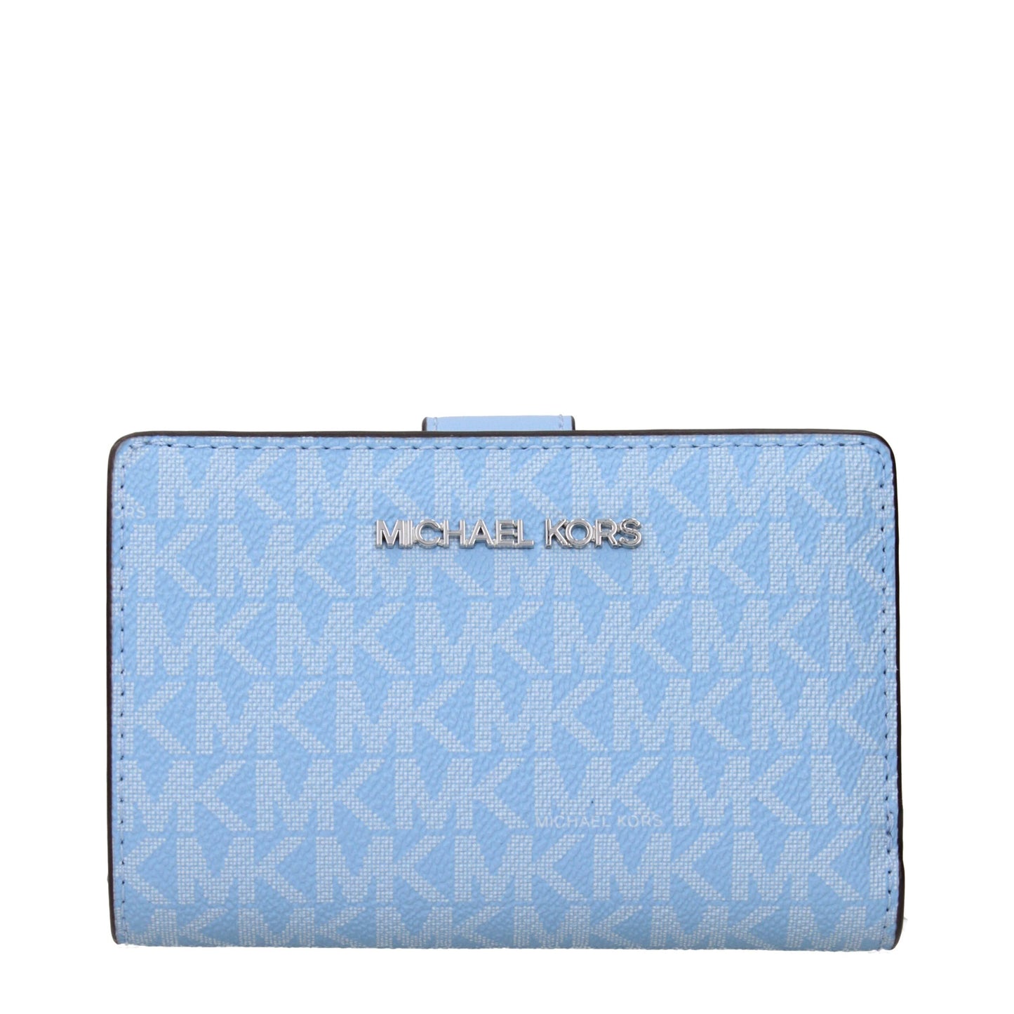 Michael Kors Hellblaue Ledergeldbörsen