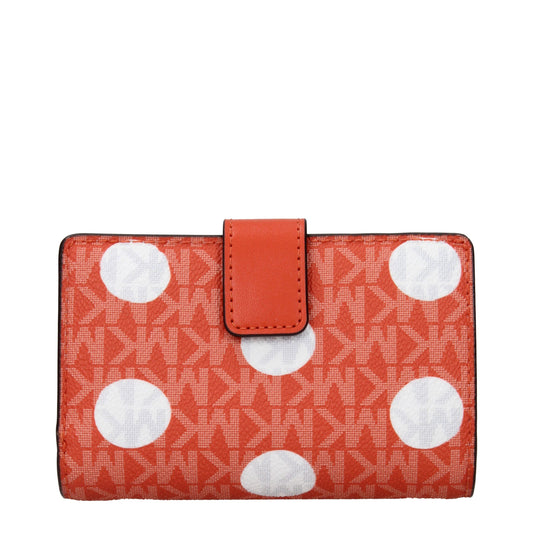 Michael Kors – Orangefarbene Stoffgeldbörsen