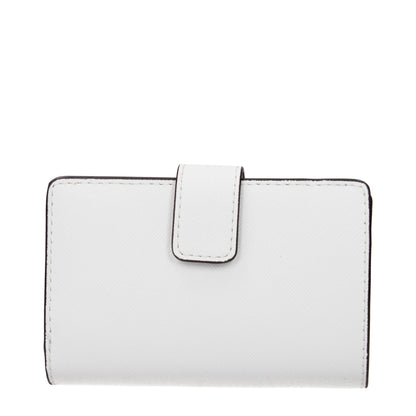 Michael Kors Weiße Ledergeldbörsen
