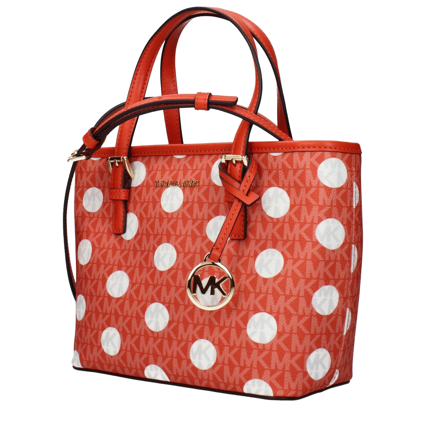 Michael Kors – Orangefarbene Stoffrucksäcke