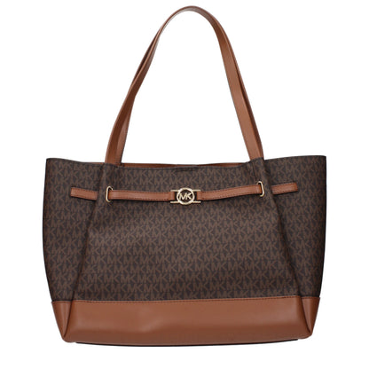 Michael Kors – Schultertaschen aus braunem Stoff