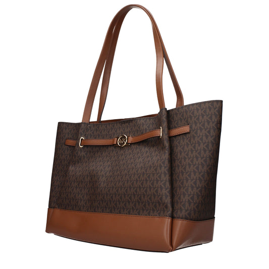 Michael Kors – Schultertaschen aus braunem Stoff