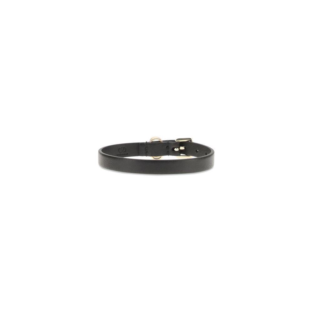 Valentino Garavani Armband aus schwarzem Kalbsleder (Bos Taurus)