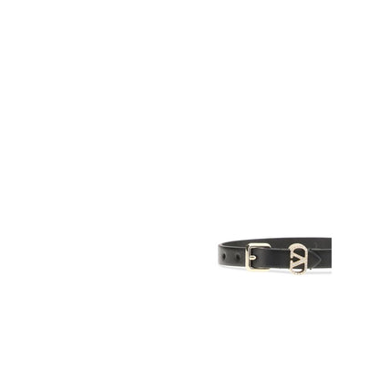 Valentino Garavani Armband aus schwarzem Kalbsleder (Bos Taurus)