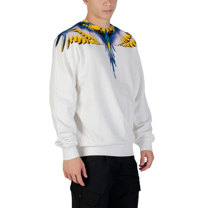 County of Milan White Cotton Sweatshirt
