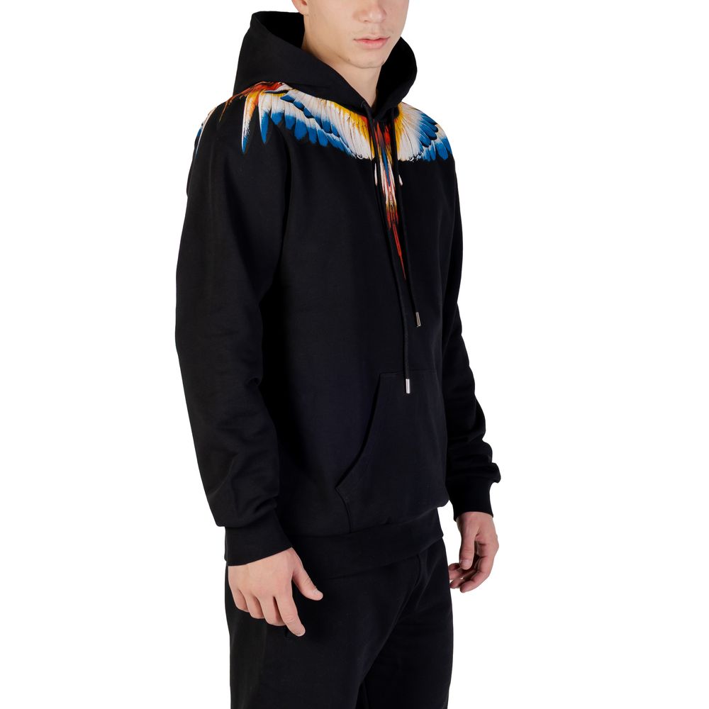 County of Milan Black Cotton Hoody