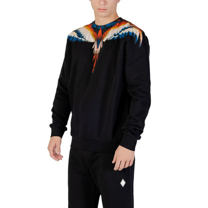 County of Milan Black Cotton Sweatshirt