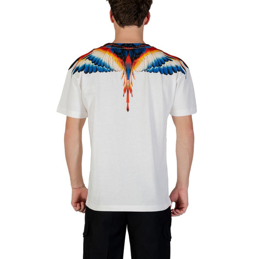 Weißes Baumwoll-T-Shirt der Grafschaft Mailand