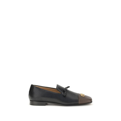 Valentino Garavani – Slip-On-Loafer aus schwarzem Leder