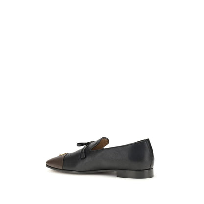 Valentino Garavani – Slip-On-Loafer aus schwarzem Leder