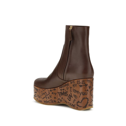 Chloé Brown Leather Boots