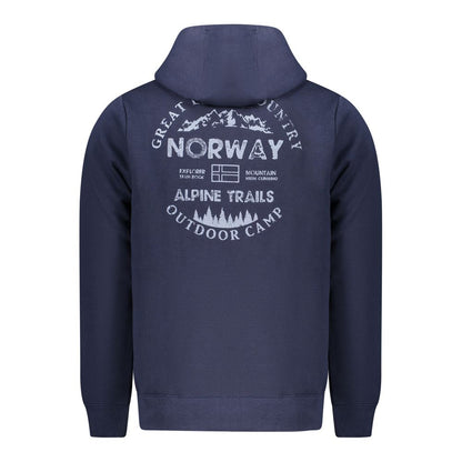 Norwegen 1963 Blaues Baumwoll-Sweatshirt