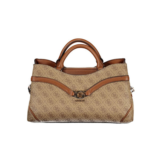 Guess Jeans Beige Polyethylen Handtasche