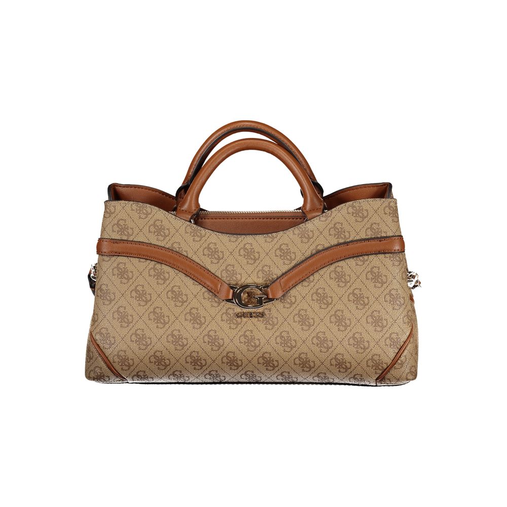 Guess Jeans Beige Polyethylen Handtasche