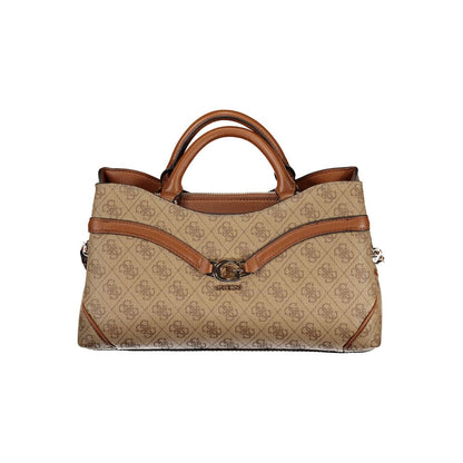 Guess Jeans Beige Polyethylen Handtasche