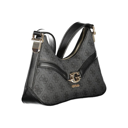Guess Jeans – Schwarze Polyethylen-Handtasche