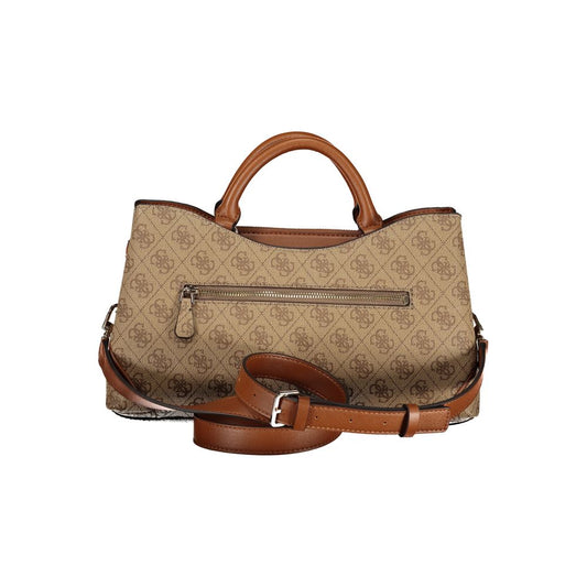 Guess Jeans Beige Polyethylen Handtasche