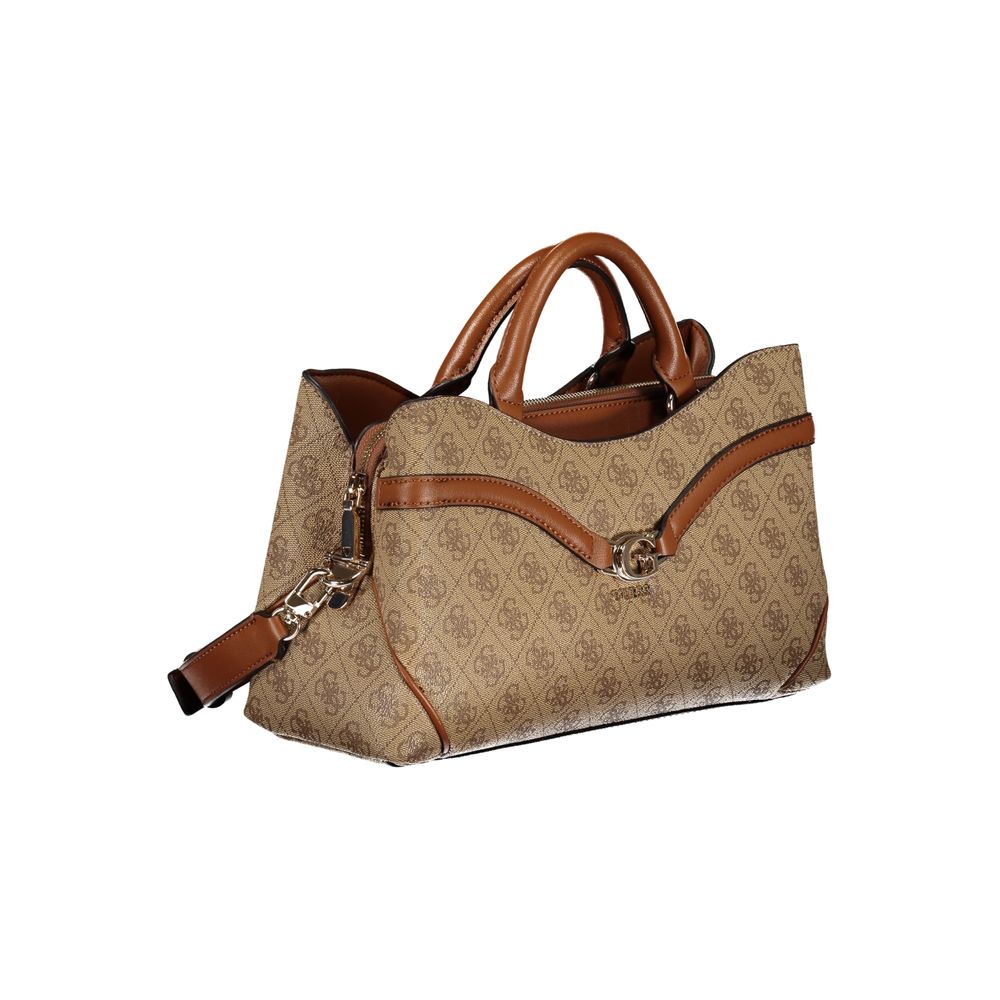 Guess Jeans Beige Polyethylen Handtasche