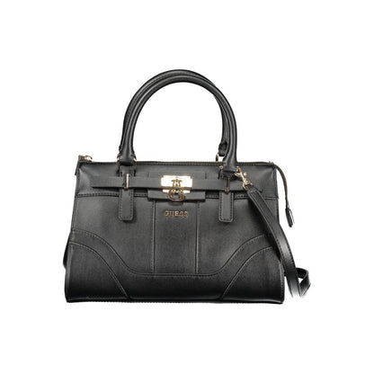 Guess Jeans – Schwarze Polyethylen-Handtasche