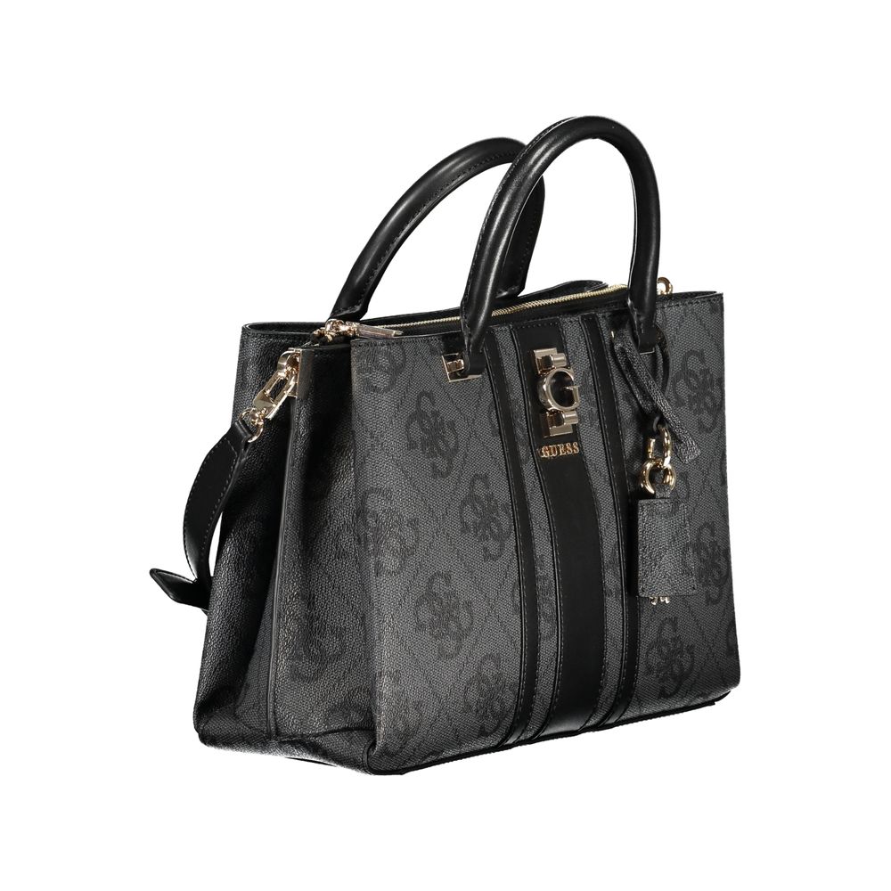 Guess Jeans – Schwarze Polyethylen-Handtasche