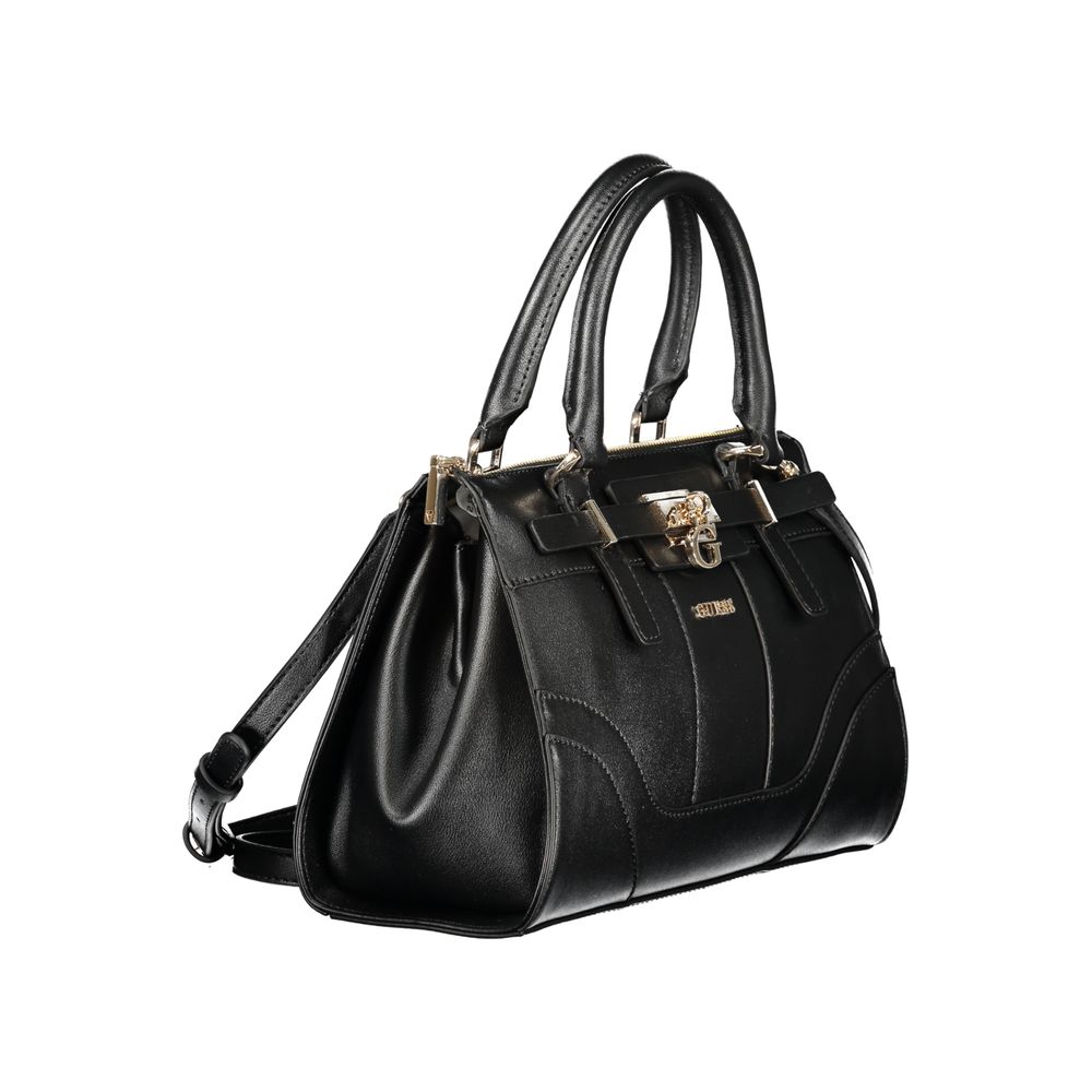 Guess Jeans – Schwarze Polyethylen-Handtasche