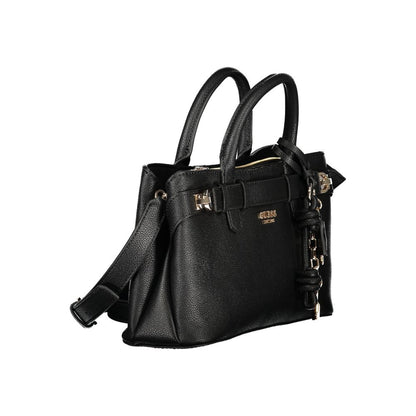 Guess Jeans – Schwarze Polyethylen-Handtasche