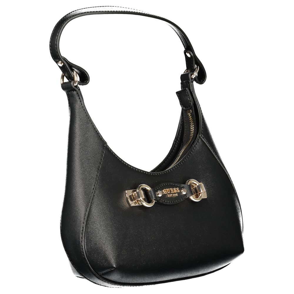 Guess Jeans – Schwarze Polyethylen-Handtasche