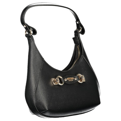 Guess Jeans – Schwarze Polyethylen-Handtasche