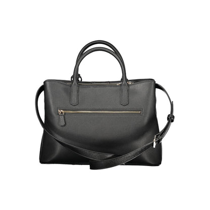 Guess Jeans – Schwarze Polyethylen-Handtasche