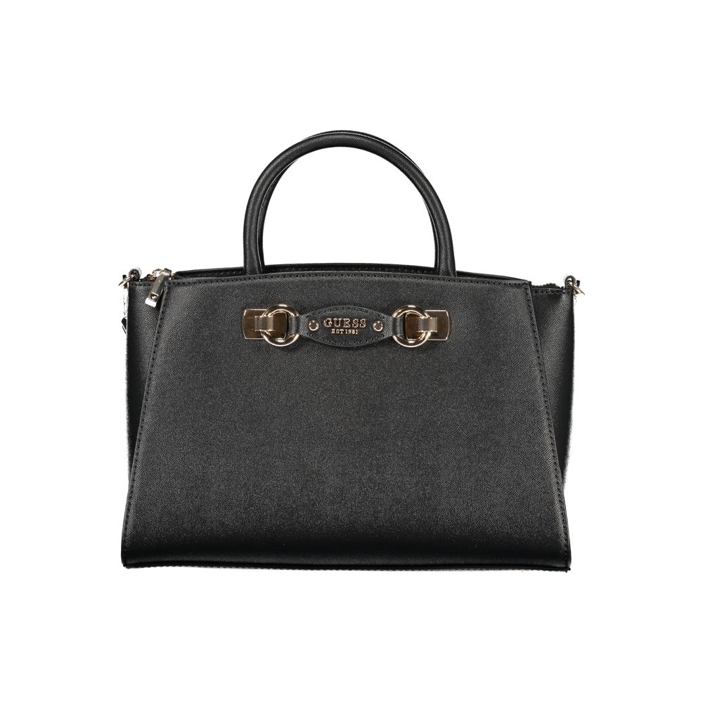 Guess Jeans – Schwarze Polyethylen-Handtasche