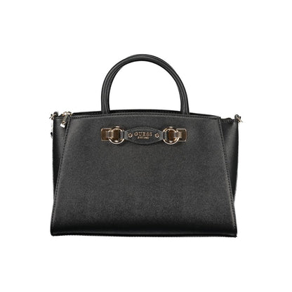 Guess Jeans – Schwarze Polyethylen-Handtasche