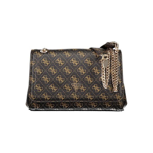 Guess Jeans – Handtasche aus Polyethylen in Braun