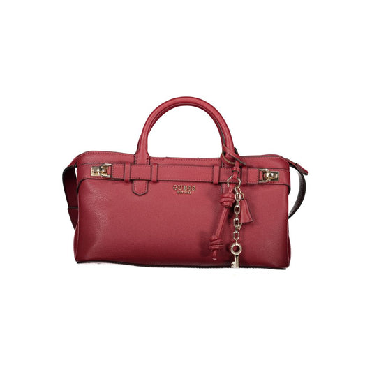 Guess Jeans Handtasche aus rotem Polyethylen