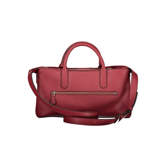Guess Jeans Handtasche aus rotem Polyethylen