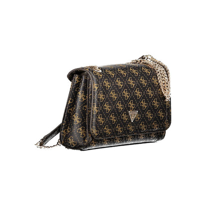 Guess Jeans – Handtasche aus Polyethylen in Braun