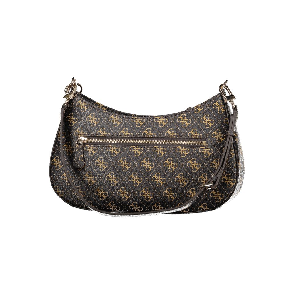Guess Jeans – Handtasche aus Polyethylen in Braun