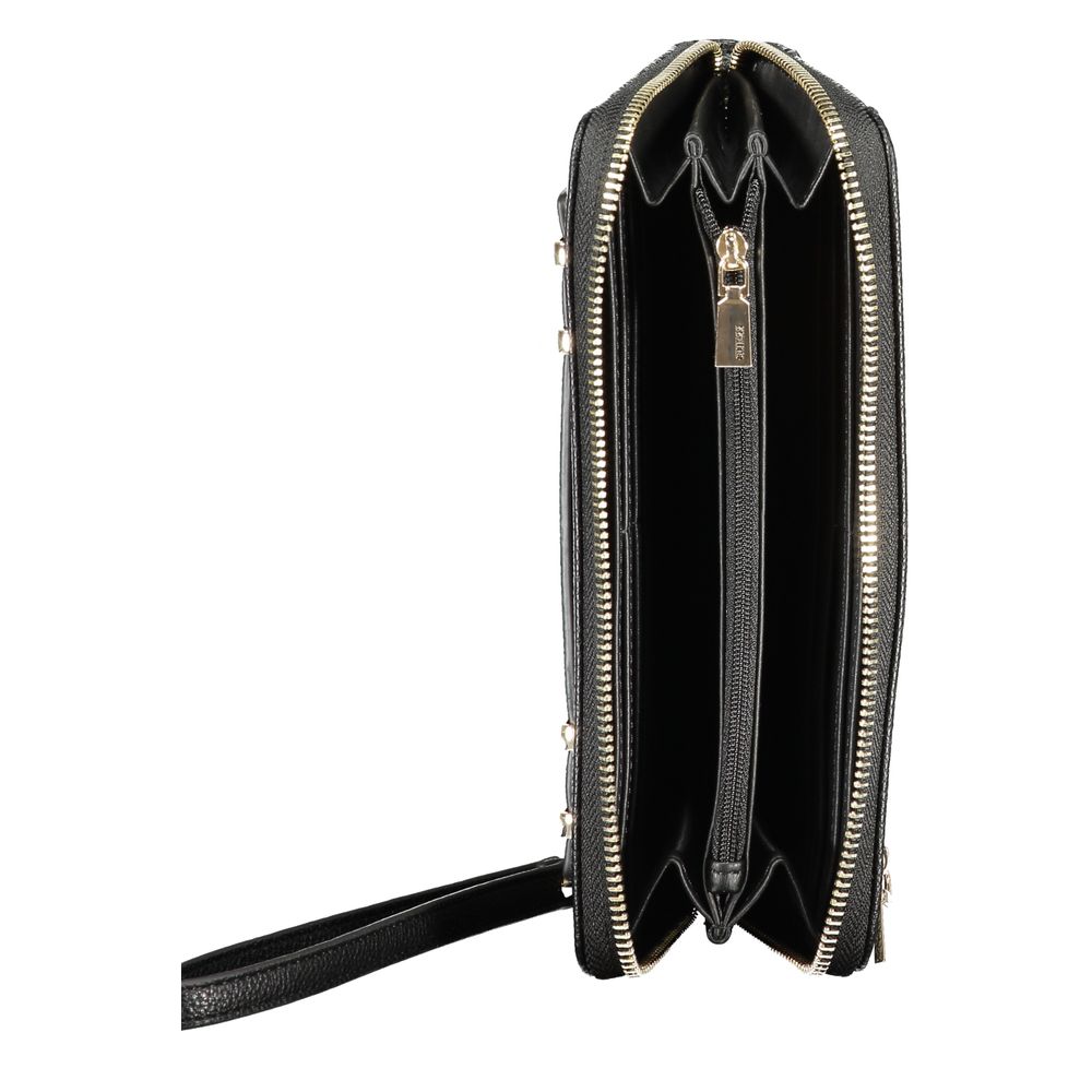 Guess Jeans – Schwarze Polyethylen-Geldbörse