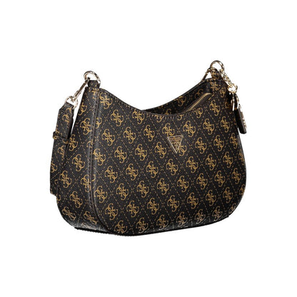 Guess Jeans – Handtasche aus Polyethylen in Braun