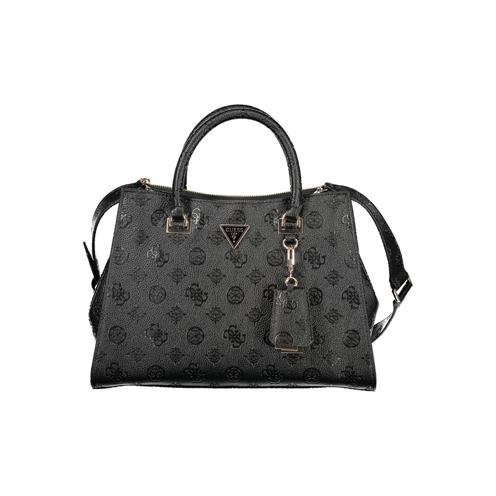 Guess Jeans – Schwarze Polyethylen-Handtasche