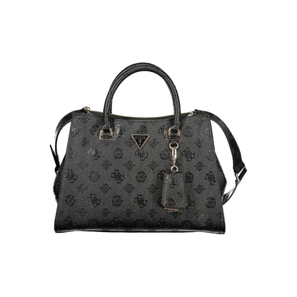 Guess Jeans – Schwarze Polyethylen-Handtasche